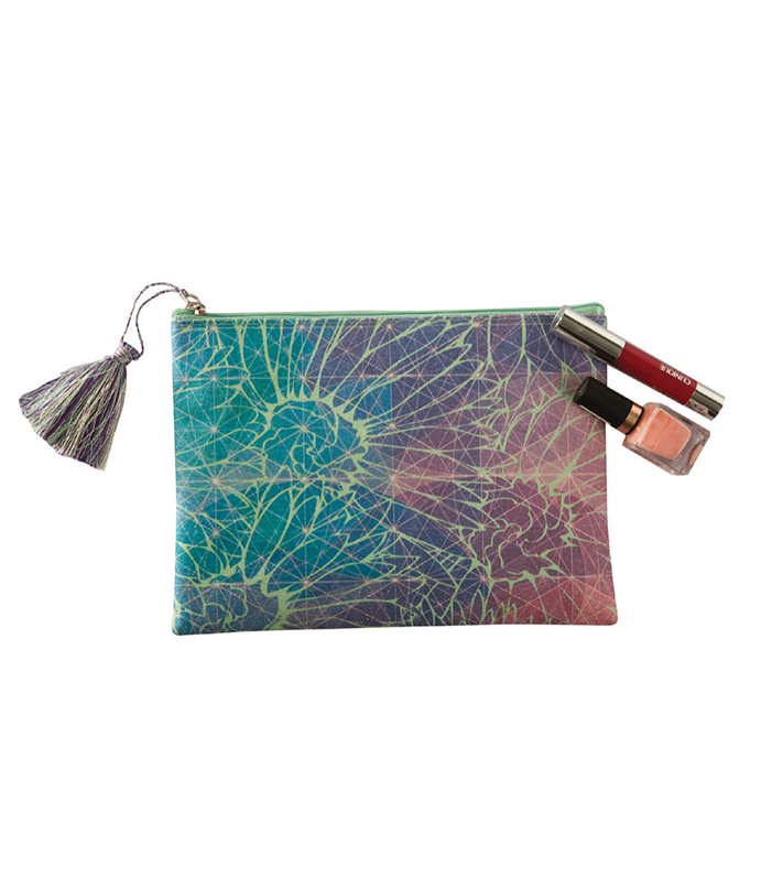 Digital Print Floral Custom Cosmetic Bags