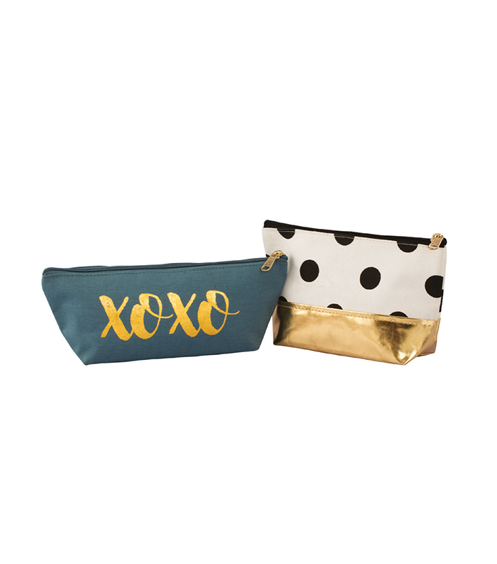 Metallic Gold Canvas Bags