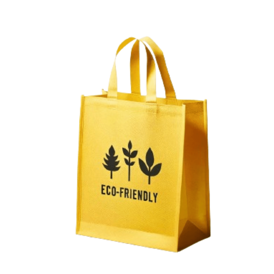 Custom Yellow Non Woven Bags
