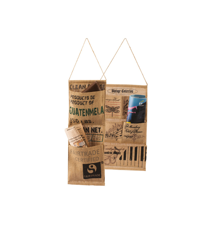 Recycled Jute Wall Organiser