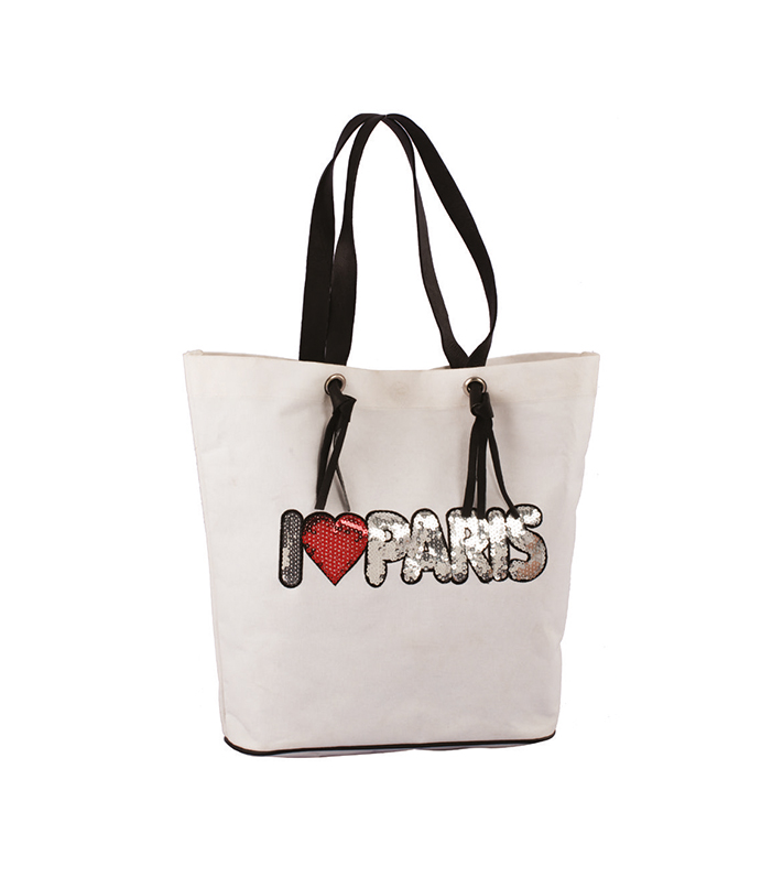 Custom Made Sequin Canvas Tote Bags