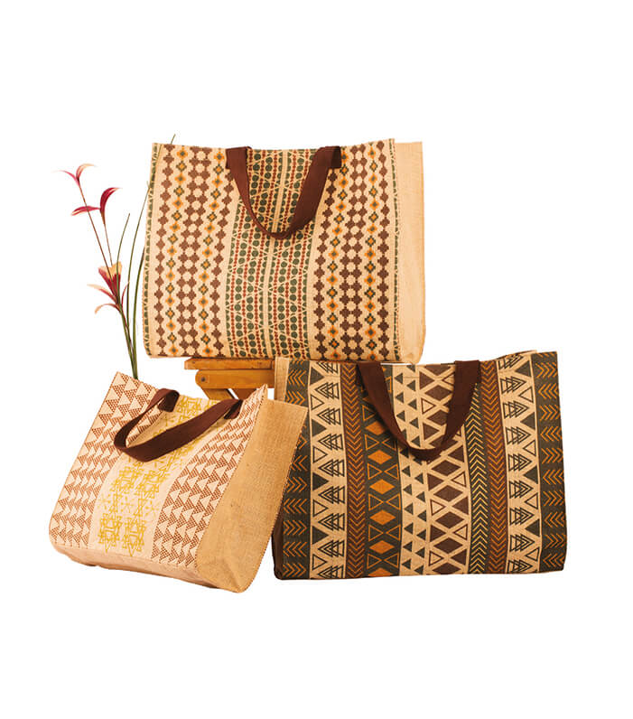 Jute Bags with Custom Intricate Printing