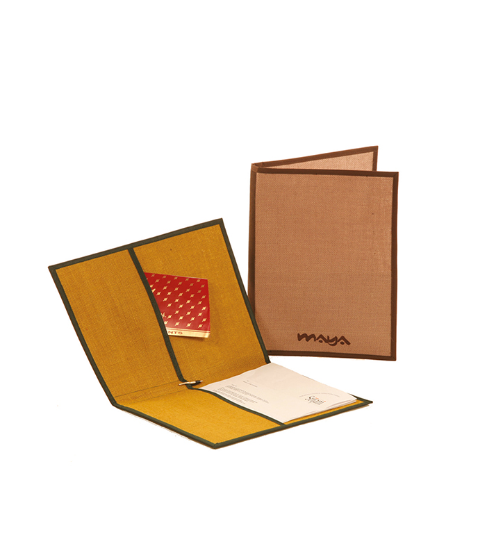 Earthy and Natural Jute Folders