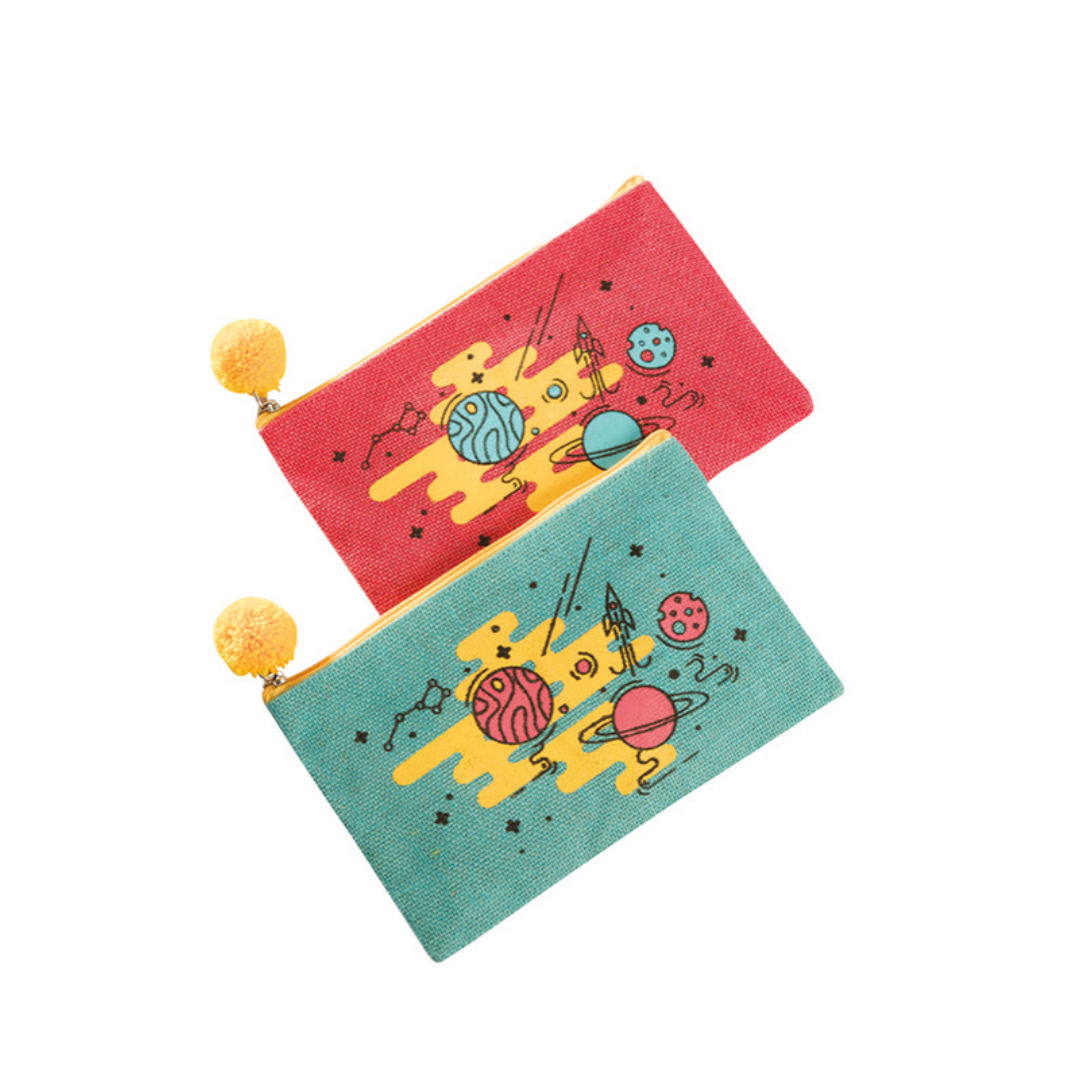 Moon Landing Stationery Hessian Bags