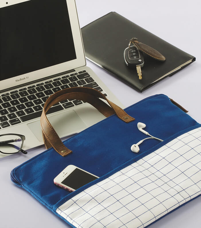 Canvas Laptop Tech Bags For Work And Study