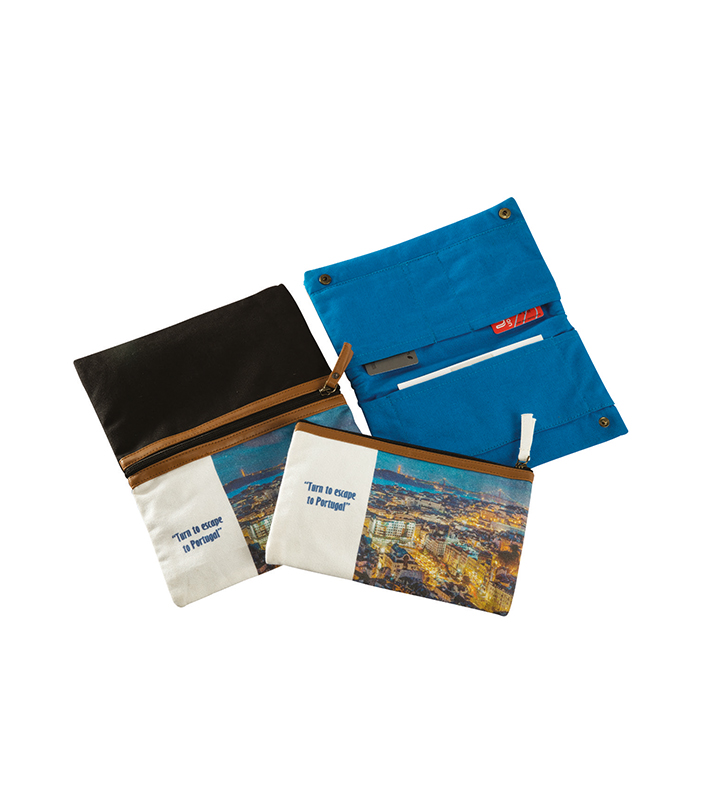Digitally Printed Travel Canvas Pouch