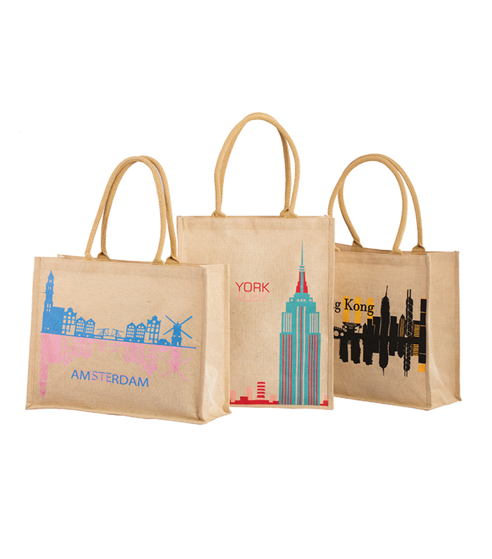 Juco Bags With Custom City Prints