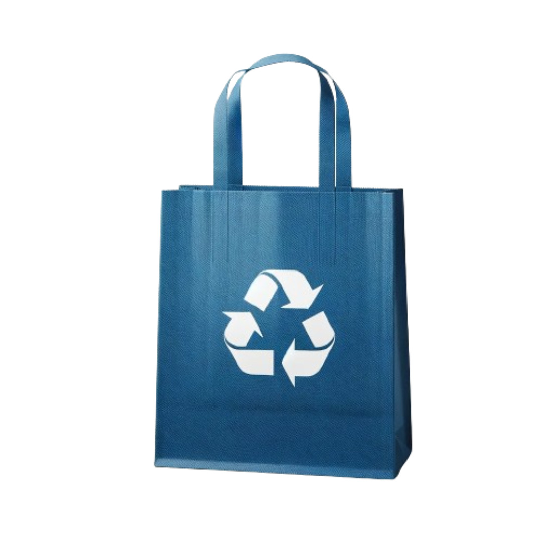 Custom Blue Non Woven Bags