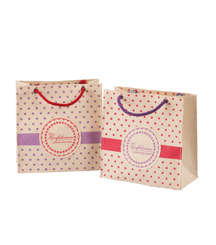 Mini Canvas Bags with Custom Logo Printing