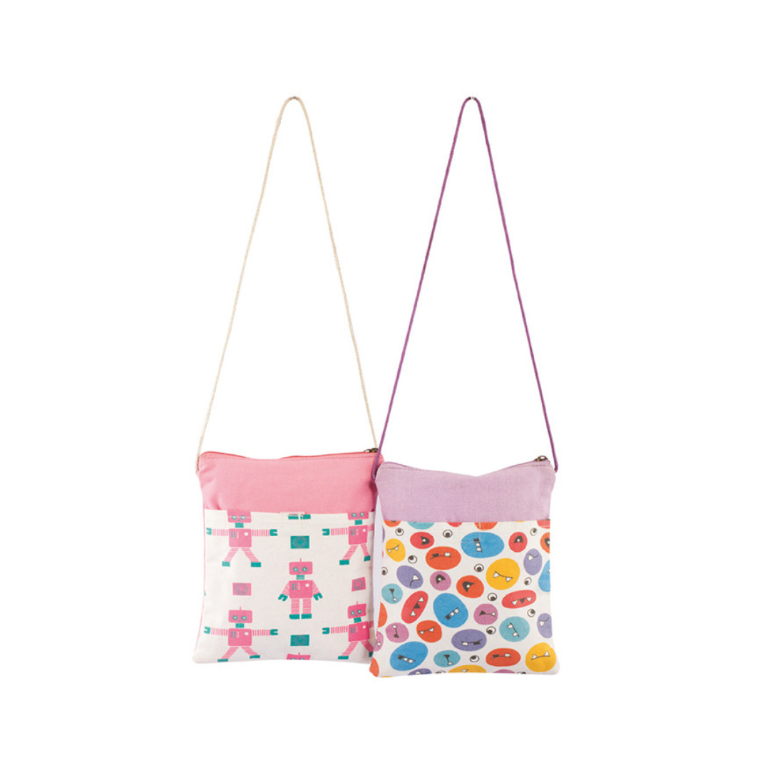 Long Handled Sling Canvas Carry Bags With Custom Prints