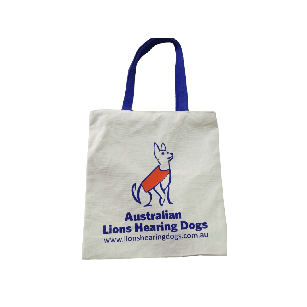 Custom Calico Bag With Flat Coloured Handle