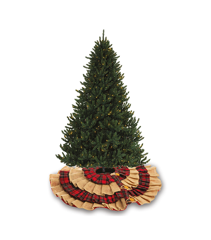 Christmas Tree Skirt With Buttons