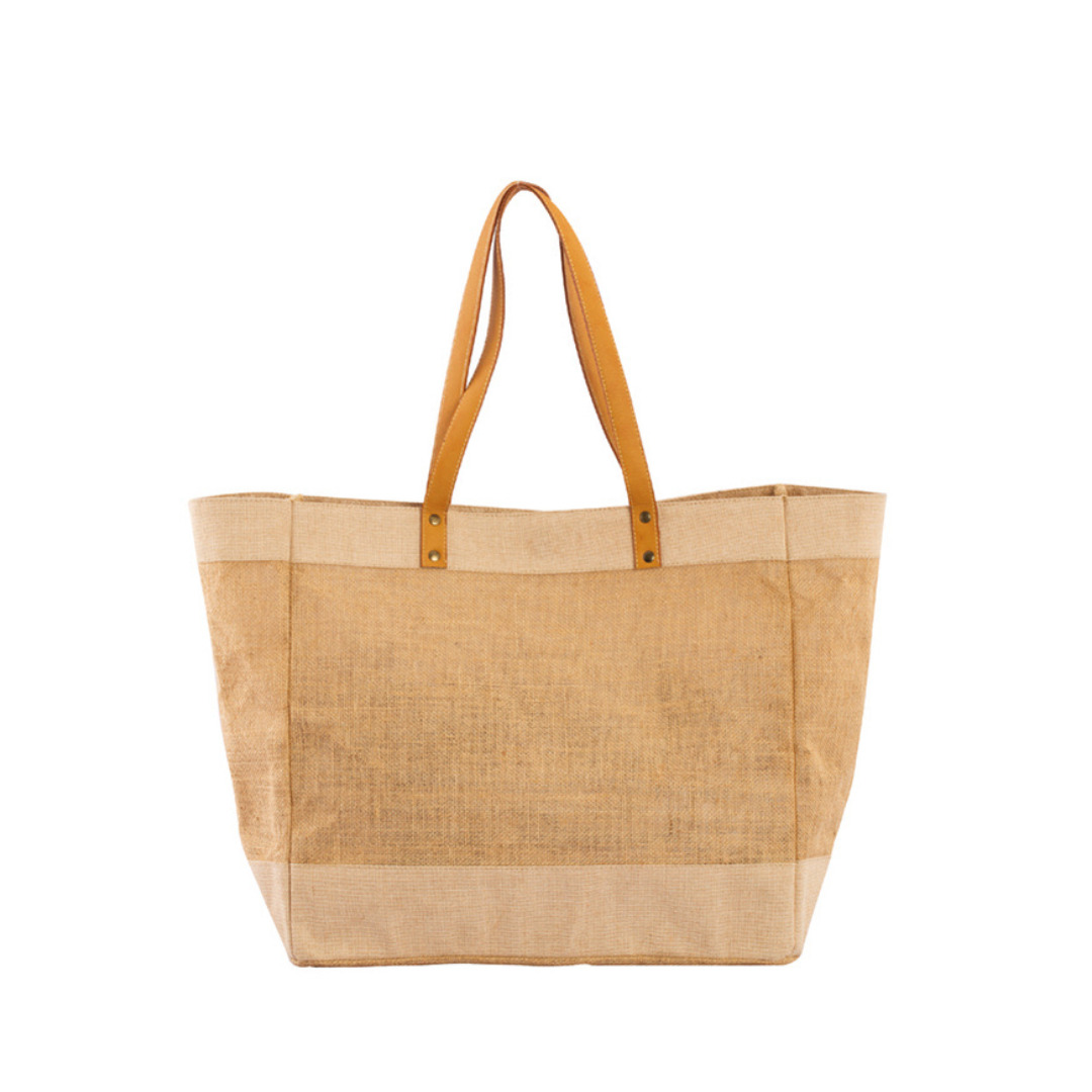 Multi-Fabric Custom Jute And Juco Tote Bags