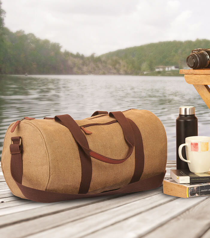 Hessian Duffle Bags