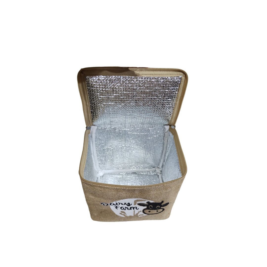Miniature Branded Farmers Market Cooler Bag With Lid