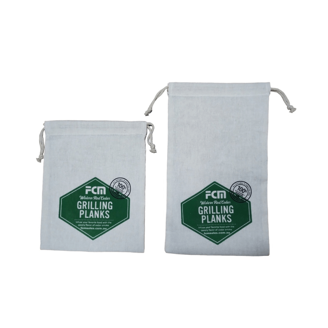 Custom Branded Calico Drawstring Bags