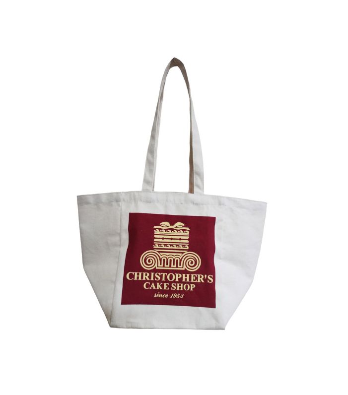 Large Branded Calico Cake Shop Carry Bag