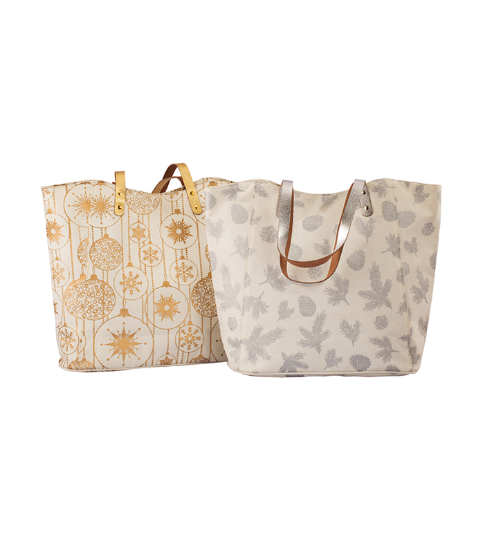 Gold And Silver Custom Canvas Bags