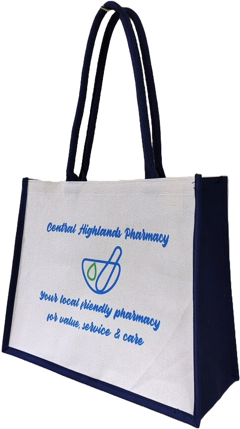 Stylish Eco Friendly Reusable Custom Pharmacy Bag