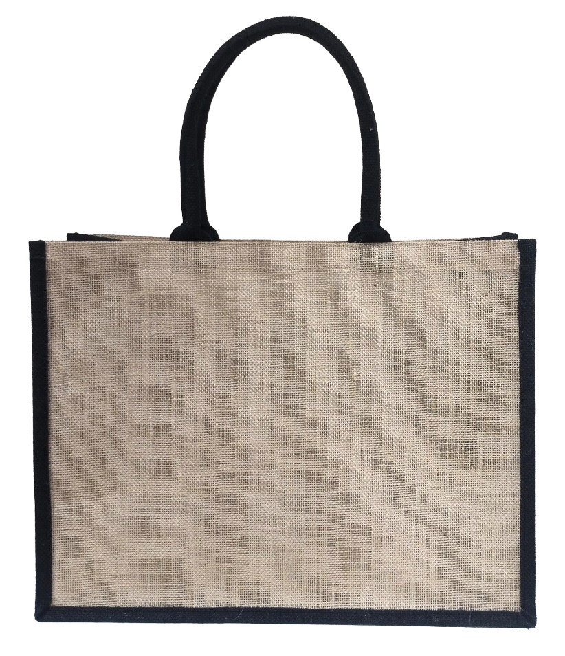 Plain Hessian Bag With Black Gussets 1.jpg