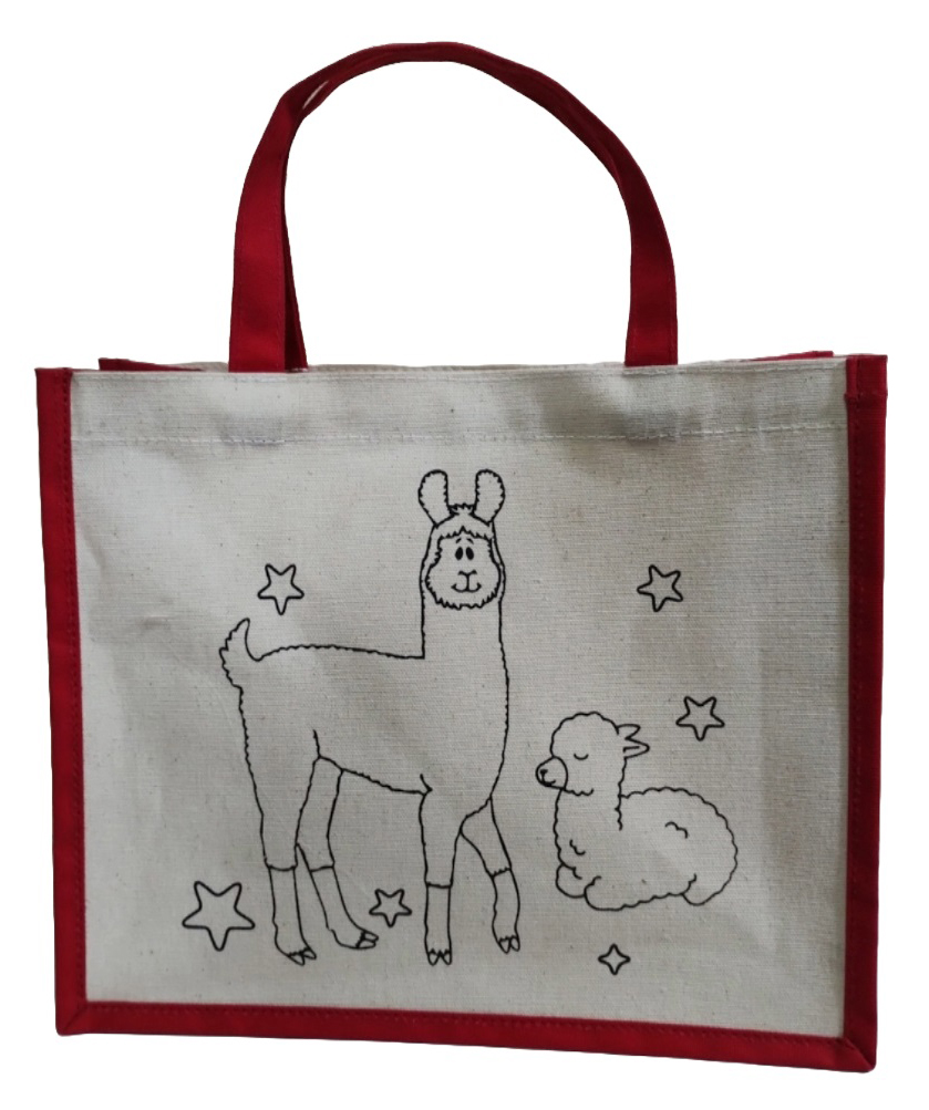 Llama Kids Colouring Bag.jpg